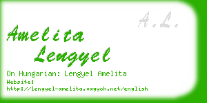 amelita lengyel business card